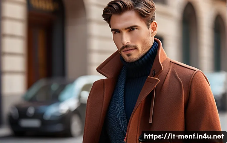 남성 가을 코트 트렌드 관련 이미지 1